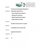 Práctica de Propiedades Magnéticas