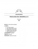Adolescencia Psicologia del desarrollo II