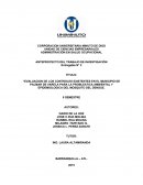 EVALUACION DE LOS CONTROLES EXISTENTES EN EL MUNICIPIO DE PALMAR DE VARELA PARA LA PROBLEATICA AMBIENTAL Y EPIDEMIOLOGICA DEL MOSQUITO DEL DENGUE.