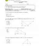 Evaluacion euclides y pitagoras.