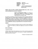 Solicito se suspenda ejecución forzada se adjunta certificado de depósito judicial.