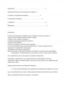 El proceso de la planeación estratégica inicia al establecer metas