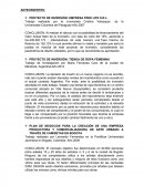 PROYECTO DE INVERSIÓN: EMPRESA FREE LIFE S.R.L..