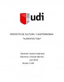PROYECTO DE CULTURA Y GASTRONOMIA.