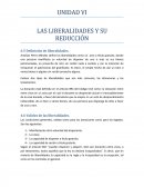 UNIDAD VI LAS LIBERALIDADES Y SU REDUCCIÓN