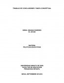 TRABAJO DE CONCLUSIONES Y MAPA CONCEPTUAL.