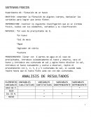 Experimento #1: flotación de un huevo.