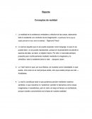 Reporte Conceptos de realidad.