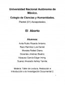 Proyecto Final Taller De Lectura, Redacción e Introducción a la Investigación Documental.