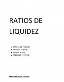 RATIO CAPITAL DE TRABAJO