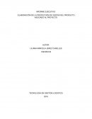 INFORME EJECUTIVO PROYECCCION DE VENTAS.