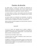 Fuentes de derecho.