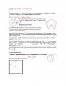 Ángulo central de una circunferencia