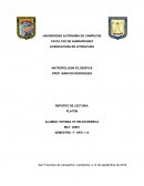ANTROPOLOGÍA FILOSÓFICA.