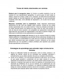 Temas de interés relacionados con vectores