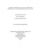 ANÁLISIS DE LAS PRINCIPALES CAUSAS DE LA CRIMINALIDAD REGISTRADA EN LA CIUDAD DE MONTERÍA