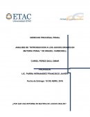 ANALISIS DE “INTRODUCCION A LOS JUICIOS ORALES EN MATERIA PENAL” DE MIGUEL CARBONELL