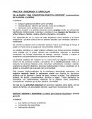 PRACTICA II ENSEÑANZA Y CURRICULUM