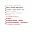 LOS 10 MANDAMIENTOS DE DIOS.