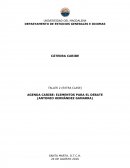 AGENDA CARIBE: ELEMENTOS PARA EL DEBATE (ANTONIO HERNÁNDEZ GAMARRA)