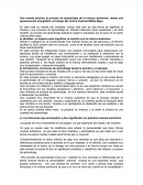 Una mirada practica al proceso de aprendizaje de la música autóctona.