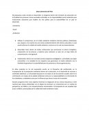 Datos Generales del Plan.