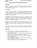 CASO 1: OPERACIÓN DE EXPORTACIÓN INUSUAL