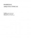 Barreras arquitectónicas