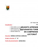COMPRENSION LECTORA EN ADOLESCENTES.