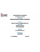 RECETAS ESTÁNDAR Y CONTROL DE PORCIONES