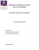 Actividad de aplicación ¿Qué ventajas tienen las TIC?