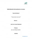 Ensayo de producto contra marca