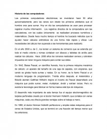 RESUMEN Historia de las computadoras.. Página 1