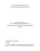 APLICAR LA TECNICA DE ABP PARA SOLUCIONAR EL PROBLEMA(ABP VICTOR).