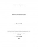 ENSAYO DE LAS TRIBUS URBANAS