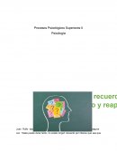 Recuerdo y reaprendizaje.