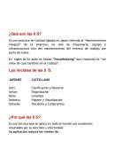 ENSAYO ¿Qué son las 5 S?