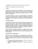 Libro: Teoría y Realidad en Marx, Durkheim, Weber.