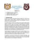 RELACIÓN DEL ÁREA, EL VOLUMEN Y LA DIFUSIÓN EN UN MODELO.