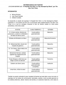 INFORME MANEJO DE FUENTES. Página 1