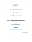 Act. 2. Tipos de coberturas en el canal de ventas.