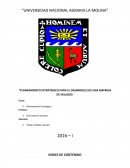 Planeamiento Estrategico para una Heladeria.