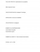 TITULO DEL PROYECTO: Implementación de una papelería