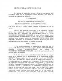 juicio reivindicatorio