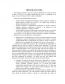 TIPOS DE EVENTOS CON PROTOCOLOS