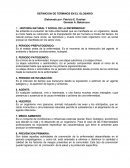 DEFINICION DE TERMINOS EN EL GLOSARIO