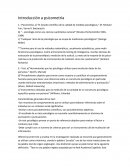 Introducción a psicometría