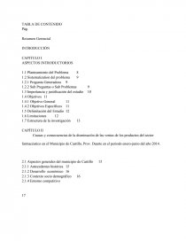 Por medio de esta investigación se pretende analizar las causas y consecuencias de la disminución de las ventas de los productos del sector farmacéutico en el Municipio de Castillo, Prov. Duarte en el periodo enero-junio del año 2014.. Página 1