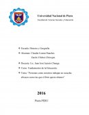 En el presente ensayo conoceremos a profundidad el desarrollo de las escuelas eficaces. como es que surgió, cuan importancia tiene, bajo que principios se desarrolla y las características que conlleva