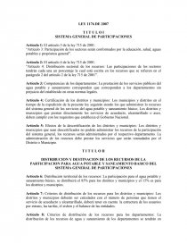 Ley 1176 de 2007. Página 1